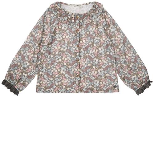 Tocoto Vintage Liberty Flowers Bluse Dark Grey | Grå | 10 years