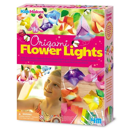 4M KidzMaker Origami Flower Lights Håndværkssæt |  | 6-10