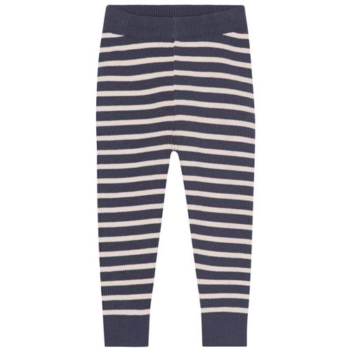 Se Flöss Flye Stribede Leggings Wave | Marine blå | 74 cm ved Babyshop