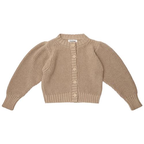 Tocoto Vintage Basic Pearl Knit Trøje Brown | Beige | 4 years