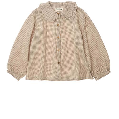 Tocoto Vintage Polka Dot Blouse Beige Bluse Brown | Beige | 6 years