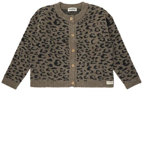 Tocoto Vintage Animal Print Knitted Trøje Brown | Brun | 6 years