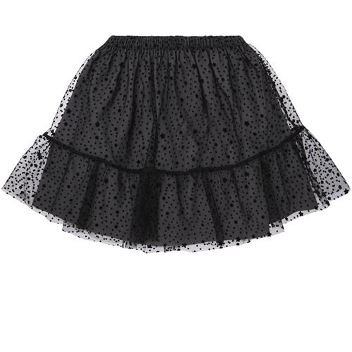 Tocoto Vintage Star Tulle Mini Nederdel Dark Grey | Grå | 6 years