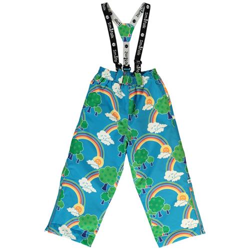 Se Småfolk Rainbow Landscape Mønstrete Skibukser Ocean Blue | Blå | 1-2 years ved Babyshop