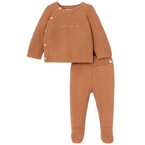 Absorba Strikket Sæt Med Cardigan Og Bukser Beige Cannelle | Beige | 5 years