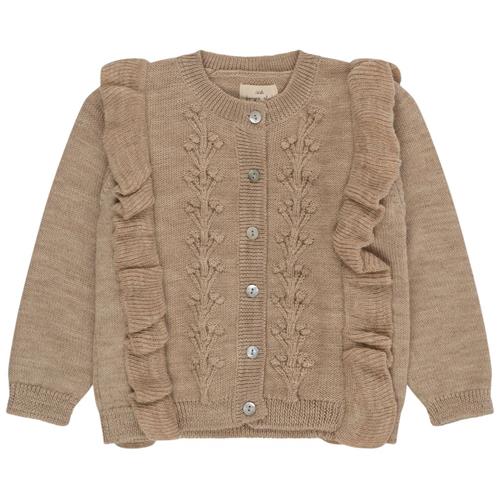 Se Konges Sløjd Fiol Cardigan Moonlight | Beige | 6 months ved Babyshop