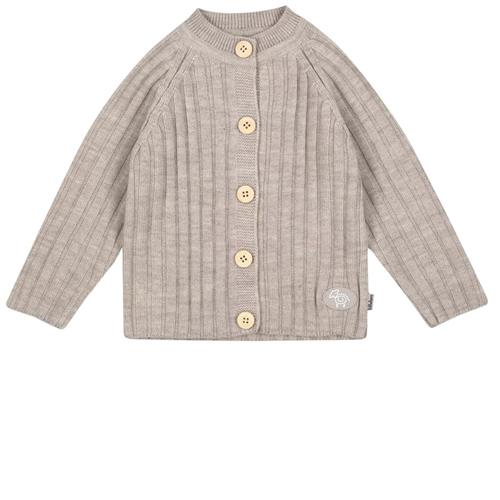 Se Lillelam Nature Babycardigan Lysbeige | Beige | 62 cm ved Babyshop