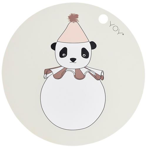 Se OYOY Dækkeserviet Med Panda Off White |  | 0 ved Babyshop