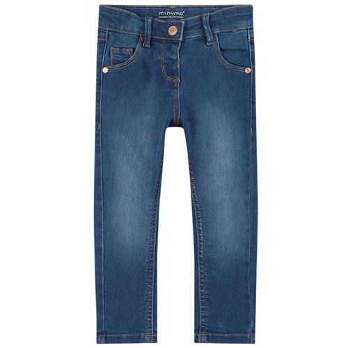 Se Minymo Power Stretch Jeans Denim blåe | Marine blå | 92 cm ved Babyshop