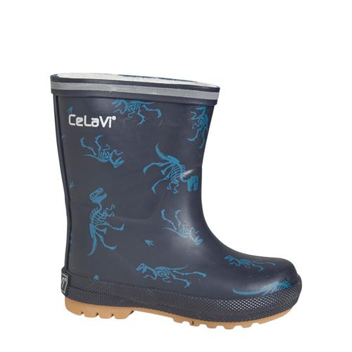 Celavi Mønstrete Forede Gummistøvler Navyblå 24 EU  Marineblå  24 EU  Unisex