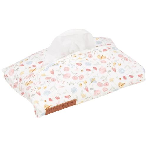 Se Little Dutch Flowers & Butterflies Vådserviettersag Hvid | Lyserød | 0-3 ved Babyshop