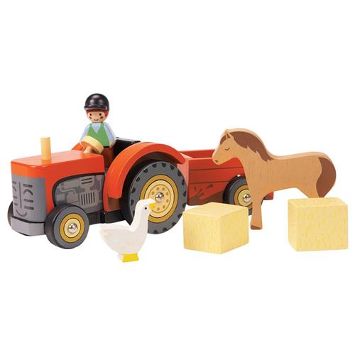 Se Tender Leaf Traktor | Rød | 3-6 ved Babyshop