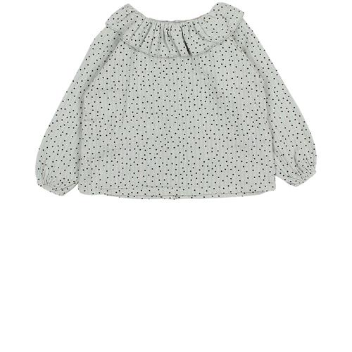 búho Prikket Bluse Eucalyptus 6 Months  Grå  6 måneder  kvinde