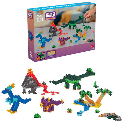 Se Plus-Plus Learn To Build Byggesæt Med Dinosauruser | Hvid | 6-10 ved Babyshop