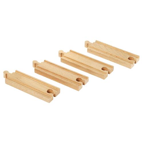 BRIO BRIO® World - 33334 Træjernbane, Korte, lige skinner |  | 3-6