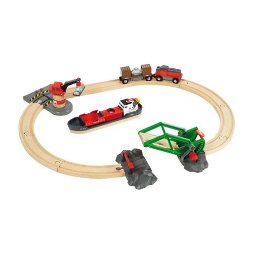 BRIO BRIO® World - 33061 Togsæt - havn og fragtsæt |  | 3-6