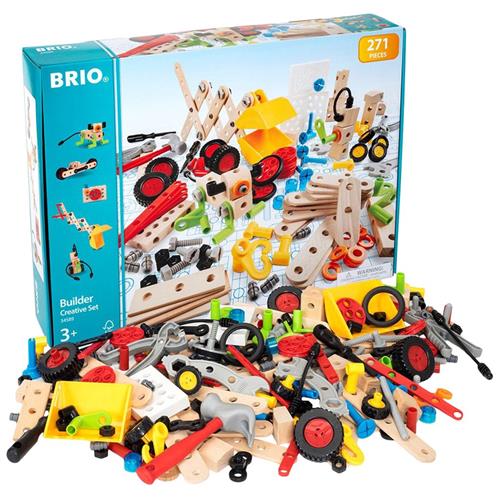 BRIO BRIO Builder - 34589 Builder Creative Set Byggesæt | Beige | 6-10