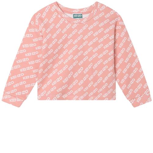 Se Kenzo Logo Sweatshirt Nude | Lyserød | 3 years ved Babyshop