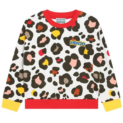 Se Kenzo Mønstret Sweatshirt Stone | Beige | 4 years ved Babyshop