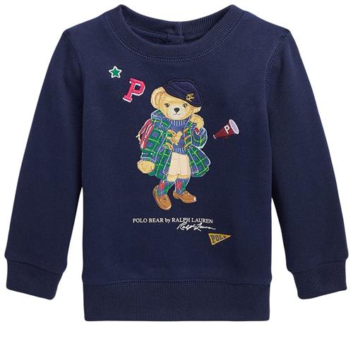 Ralph Lauren Logo Sweatshirt Navyblå | Marine blå | 9 months