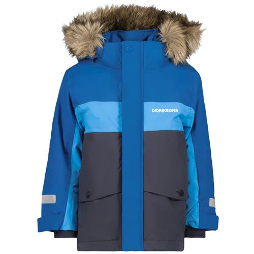 Se Didriksons Bjärven Kids Parka Classic Blue | Blå | 90 cm ved Babyshop