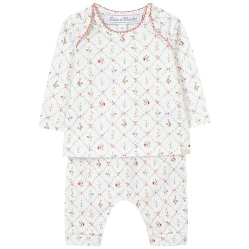 Tartine et Chocolat Blomstret Pyjamas Cremefarvet |  | 1 years