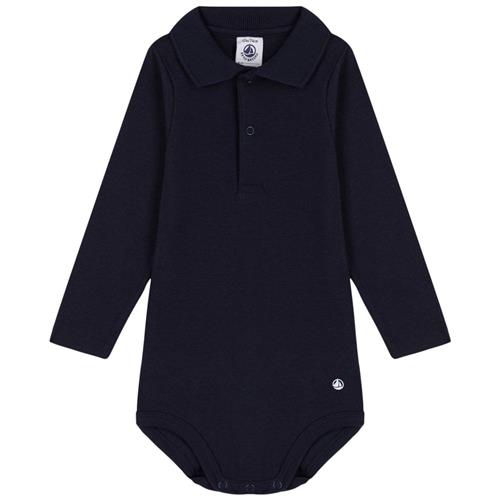 Petit Bateau Babybody Navyblå | Marine blå | 18 months