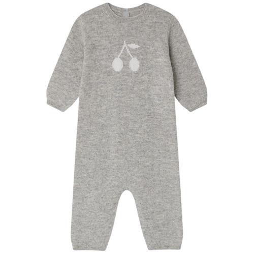 Se Bonpoint Tilouana Strikket Body Gråmeleret | Grå | 12 months ved Babyshop