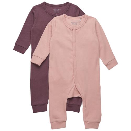 Se Minymo 2-pak Heldragter Misty Rose | Lyserød | 68 cm ved Babyshop