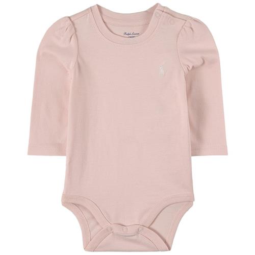 Se Ralph Lauren Logo Babybody Lyserød | Lyserød | 3 months ved Babyshop