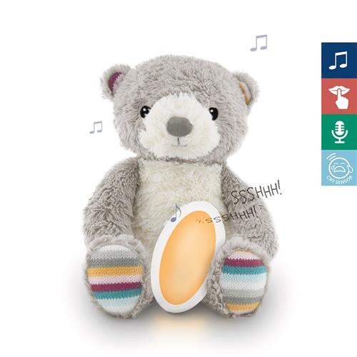 Zazu Bruno the Bear Sleep Shusher Natlampe Grå | Beige | 0