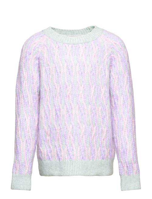 Se Kids Only Kogmellie L/S O-Neck Pullover Cp Knt Kids Only Patterned ved Booztlet