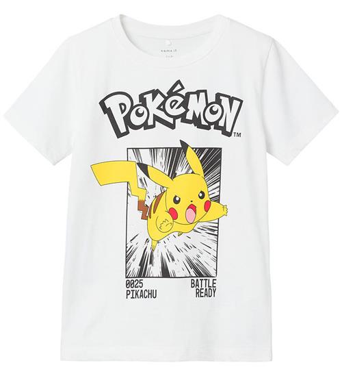 Name It Name It T-shirt - NkmNoisi Pokemon - Noos - Bright White