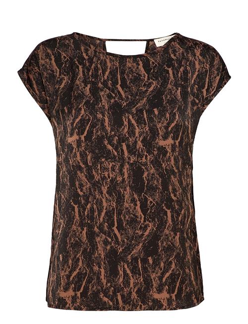 Rosemunde Recycled Polyester Blouse Ss Rosemunde Brown