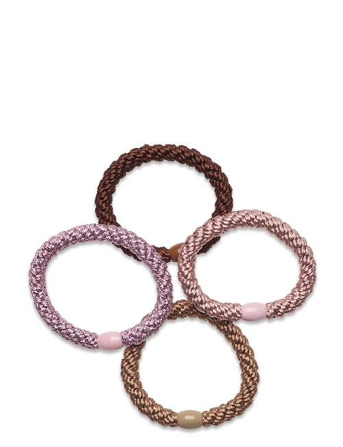 Se SUI AVA 4-Pack Basic Essentials Elastics SUI AVA Pink ved Booztlet