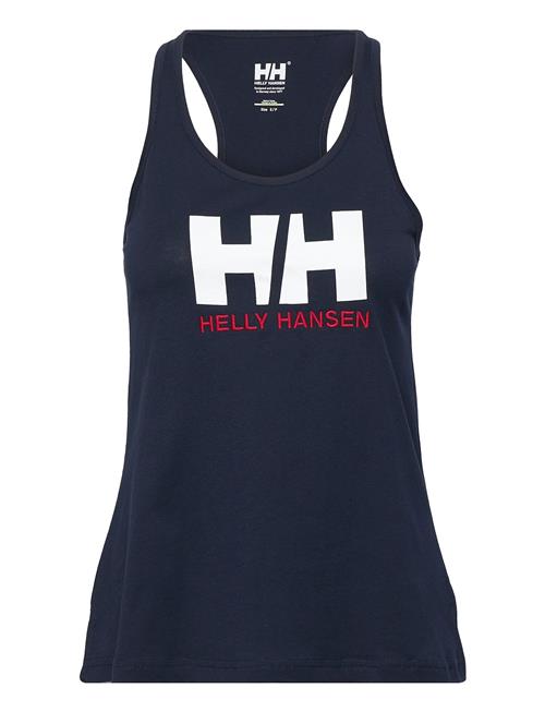 Se Helly Hansen W Hh Logo Singlet Helly Hansen Blue ved Booztlet