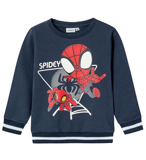 Se Name It Name It Sweatshirt - NmmDetlef Spidey - India Ink ved KidsWorld