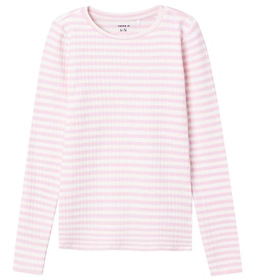 Se Name It Bluse - Rib - NmfSuraja - Noos - Parfait Pink ved KidsWorld