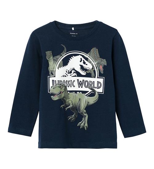 Se Name It Bluse - Noos - NmmNijal Jurassic World - Dark Sapphire ved KidsWorld