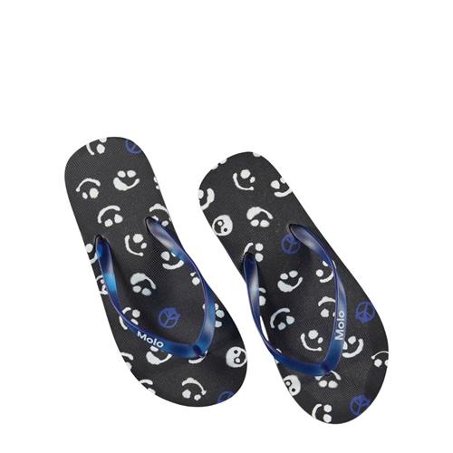 Se Molo Zeppo Klipklapper Blue Signs | Marine blå | 25-26 EU ved Babyshop