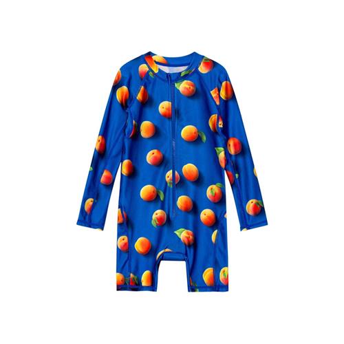 Se Molo Neka UV-dragt Apricot | Blå | 98/104 cm ved Babyshop