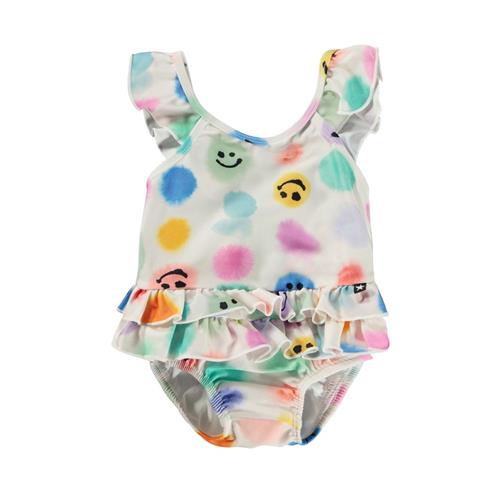 Se Molo Nalani Badedragt Painted Dots |  | 98/104 cm ved Babyshop