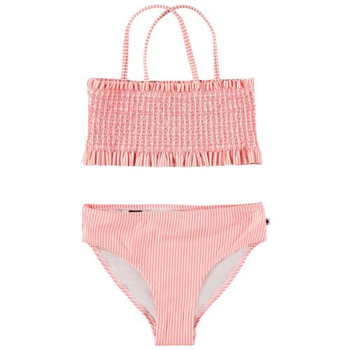 Se Molo Nita Bikini Meadow Stripe | Lyserød | 122/128 cm ved Babyshop