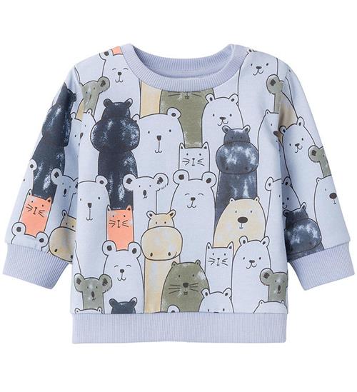 Se Name It Name It Sweatshirt - NbmTrish - Zen Blue ved KidsWorld