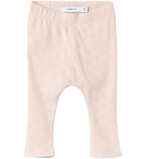 Se Name It Leggings - NbfTyane - Sepia Rose ved KidsWorld