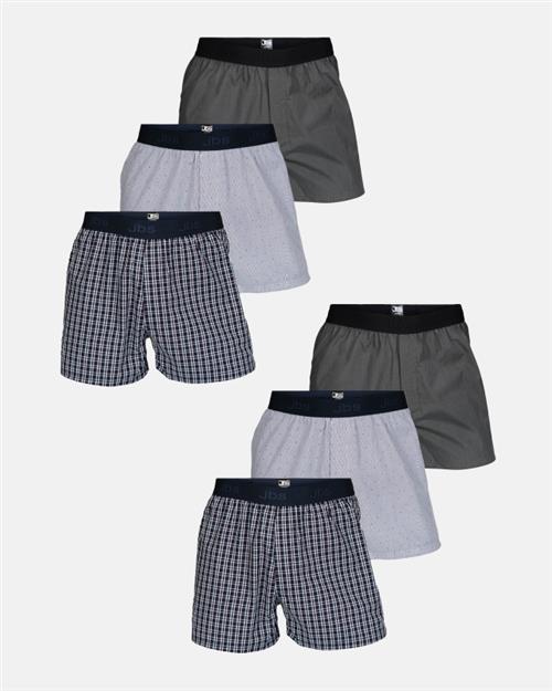 Boxershorts 6-pak | 100 økologisk bomuld | Multifarvet
