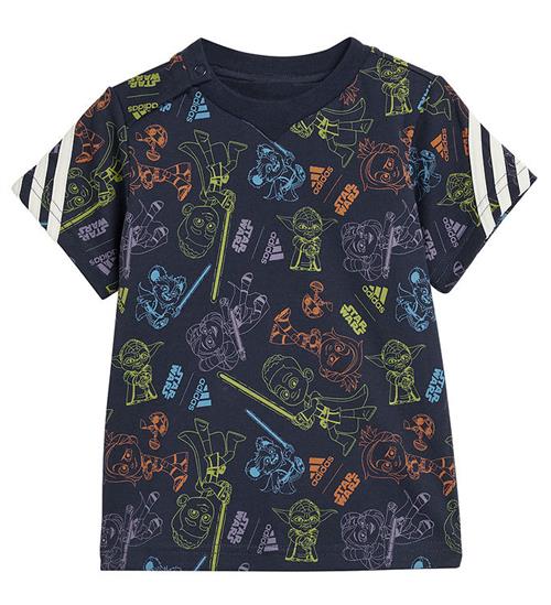 Se adidas Performance T-shirt - I SW YTJ T - BlÃ¥ ved KidsWorld