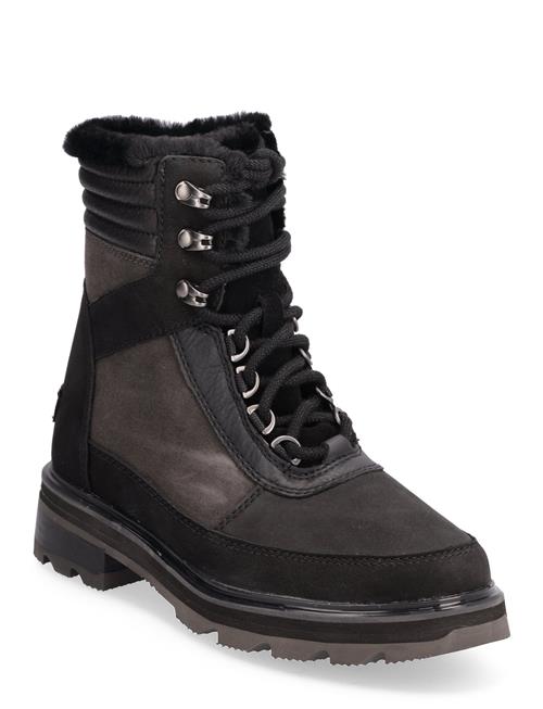 Se Sorel Lennox Lace Cozy Stkd Wp Sorel Black ved Booztlet