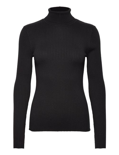 Se Selected Femme Slflydia Costa Ls Knit Rollneck B Noos Selected Femme Black ved Booztlet