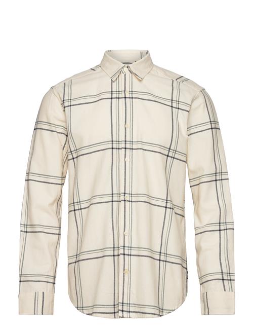 Onslars Ls Reg Brush Check Shirt ONLY & SONS Cream